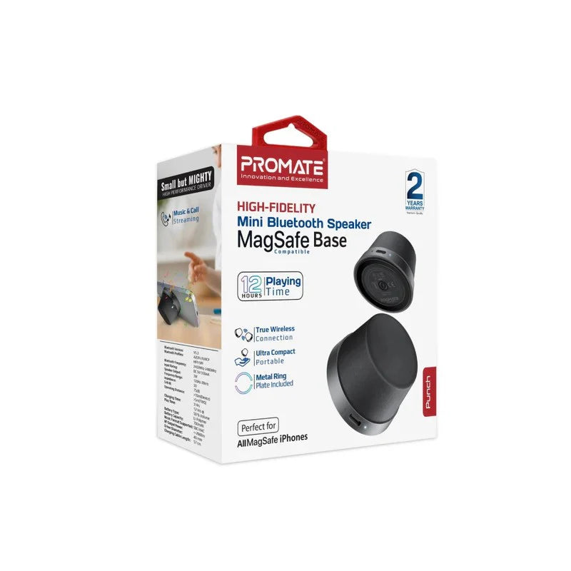 Promate Punch MagSafe Mini Bluetooth Speaker - My Store