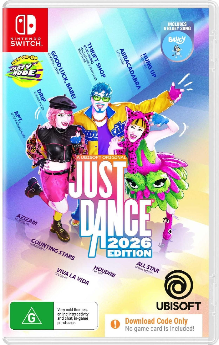 Just Dance 2026 Edition - Nintendo Switch (Code in Box)