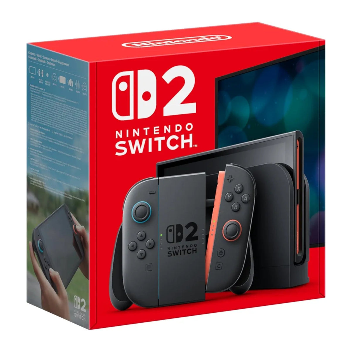 Nintendo Switch 2 Console with Free Case & Screen Protector
