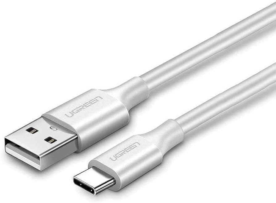 UGREEN 1M USB to USB-C Fast Charge and Sync Cable, White | 60121