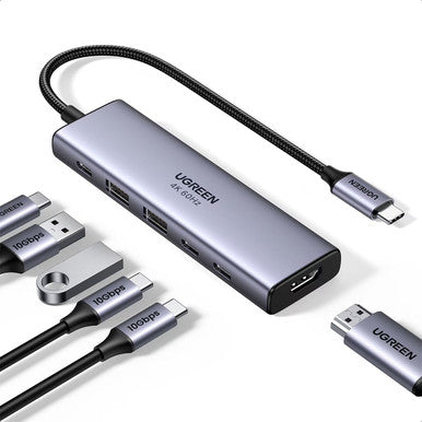 UGREEN 6-in-1 USB-C Hub Docking Station with HDMI & Power Port | 35999