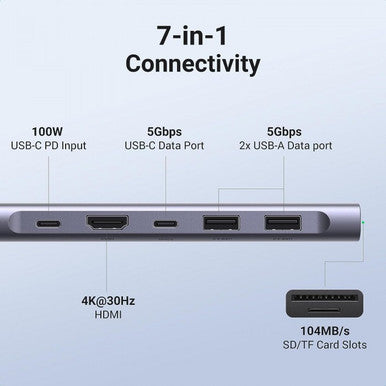 UGREEN 7-in-1 USB-C HUB Docking Station Adapter | 15214