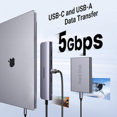 UGREEN 7-in-1 USB-C HUB Docking Station Adapter | 15214