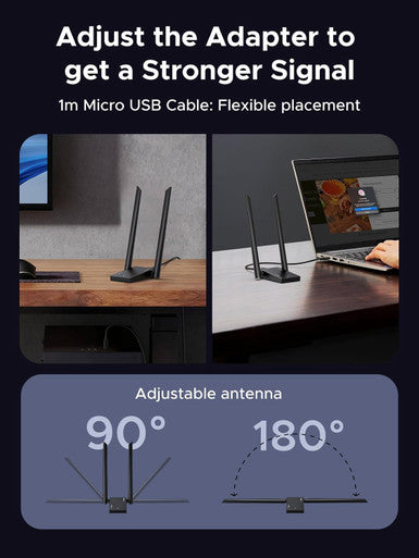 UGREEN AXE5400 WiFi 6E USB Adapter | CM787