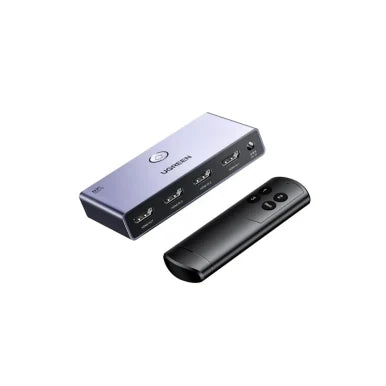 UGREEN CM624 Ultra HD 8K@60Hz HDMI 2.1 Switch 3 In 1 Out Aluminum Body with Remote Control | 15604