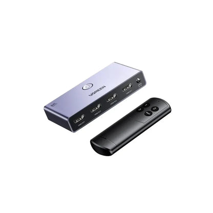 UGREEN CM624 Ultra HD 8K@60Hz HDMI 2.1 Switch 3 In 1 Out Aluminum Body with Remote Control | 15604
