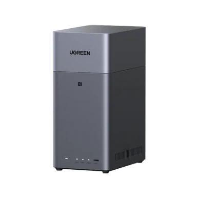 UGREEN DH2300 2-Bay NAS Personal Cloud Storage, Up to 60TB, AI Photo Management, 1GbE, 4GB RAM, HDMI 4K 60Hz (Diskless) 