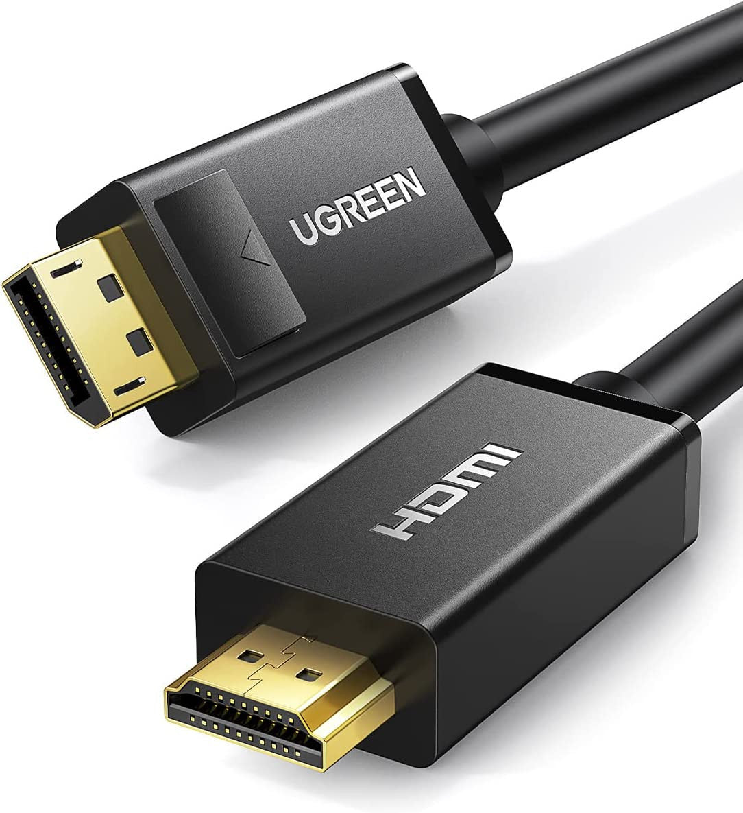 UGreen DP Male to HDMI Male 1M Cable- Black | DP101 | 10238