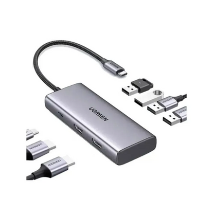 UGREEN Dual Display 7-in-1 USB-C Hub Docking Station | 35897