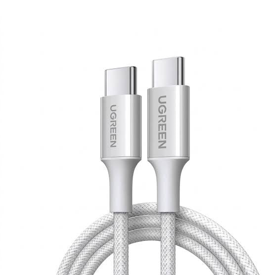 UGREEN L501 USB-C to USB-C 60W Braided Cable 1m - Titanium Gray | 35465
