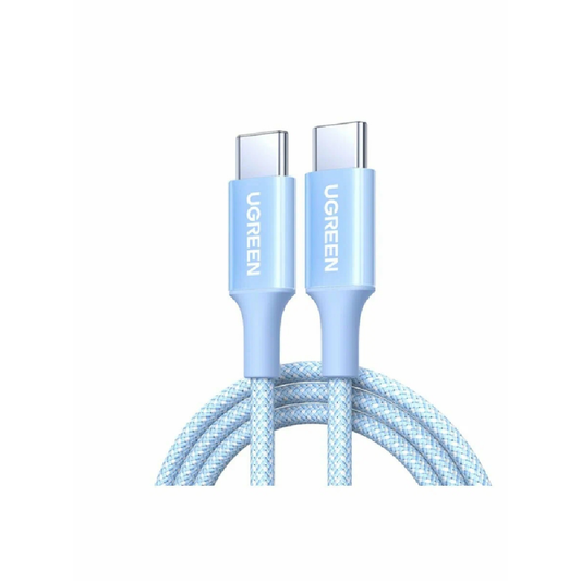 UGREEN L501 USB-C to USB-C 60W Braided Cable 2m - Blue | 65247