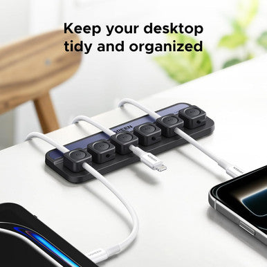 UGREEN Magnetic Cable Organizer with 6 Silicone Clips & 6N Magnets | LP987 45097