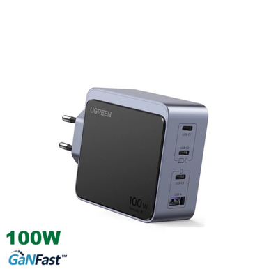 UGREEN NEXODE 100W GaN Tech Chip, 4 Ports Charger for Phones, Tablets, Ipads, Laptops & MacBooks  | 35043