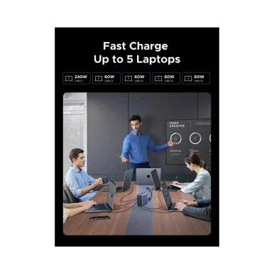 UGREEN Nexode X759 500W GaN 6-Port Charging Station 240W PD | 55550B