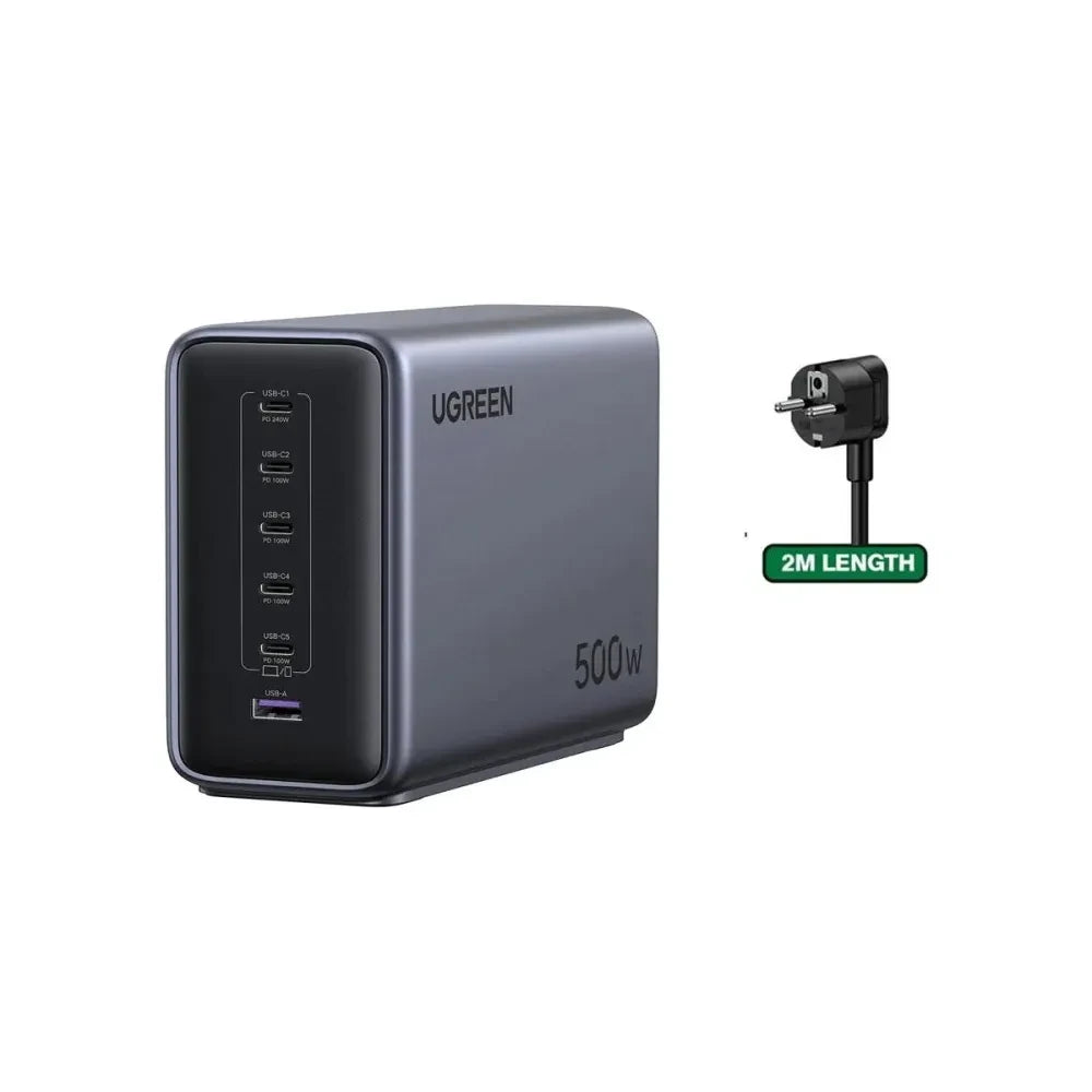 UGREEN Nexode X759 500W GaN 6-Port Charging Station 240W PD | 55550B