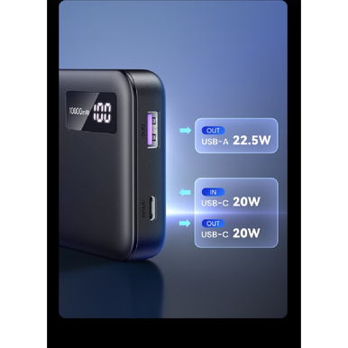 UGREEN Power Bank 20W PD, 3 Ports 10000 mAh, Smart & Fast Charging for Phones, Tablets, Ipads | 25742