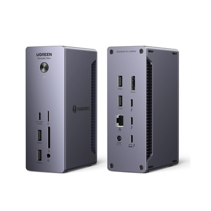 UGREEN REVODOK Pro 213 Triple Display 13-IN-1 USB-C HUB Docking Station Adapter Support Duplicate and Extended Mode | 25