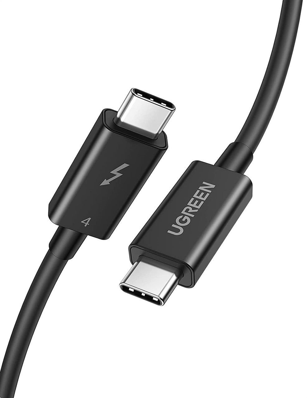 UGREEN Thunderbolt 4 Type C Male To Male Cable 0.8M Black | US501 | 30389