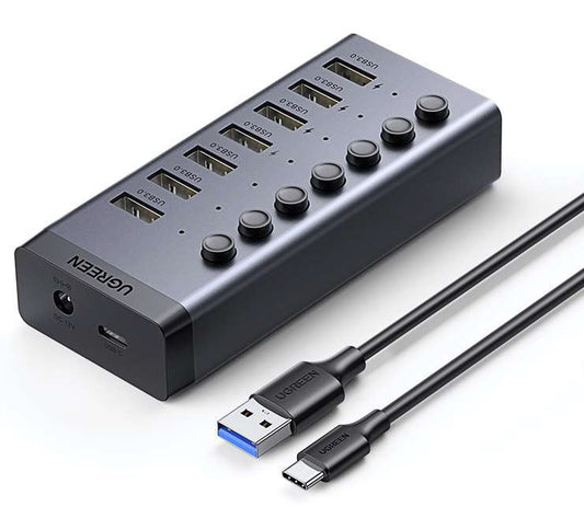 UGREEN USB 3.0 Hub 7 Ports (Charging & Data Transfer) | CM481 | 90307
