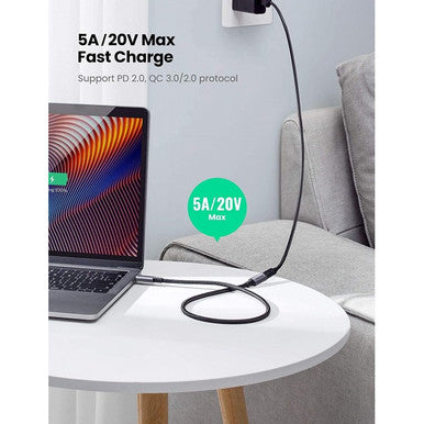 UGreen USB-C 3.1 Cable Extension Male to Female & thunderbolt 3 Compatibility |  US372 | 30205