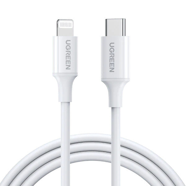 UGREEN USB to Lightning Charging & Sync Cable MFI - Apple Certified 1M White | 70523