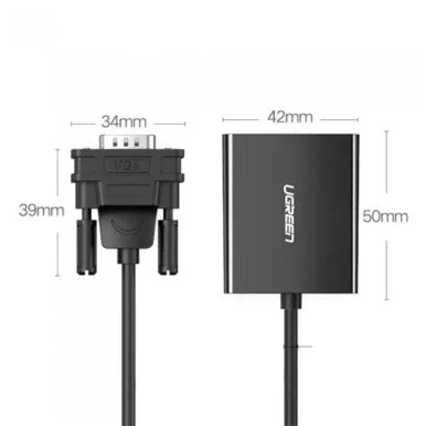 UGreen VGA to HDMI Converter With Audio CM513 | 50945